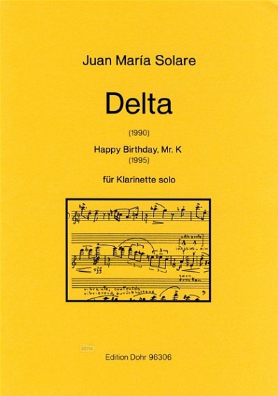 J. Solare: Delta / Happy Birthday, Mr. K, Klar (Part.)