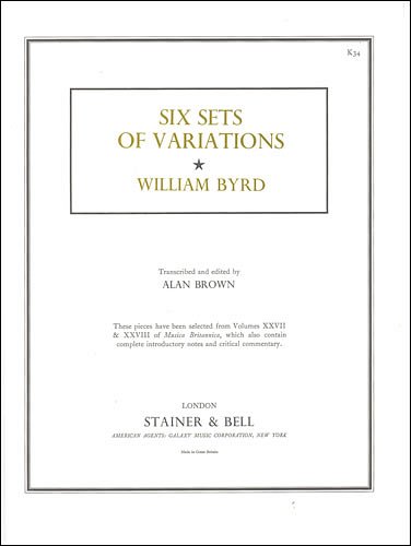 W. Byrd: Six Sets of Variations, Klav/Cemb
