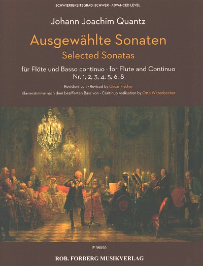 J.J. Quantz: Ausgewählte Sonaten, FlBc (KlavpaSt)