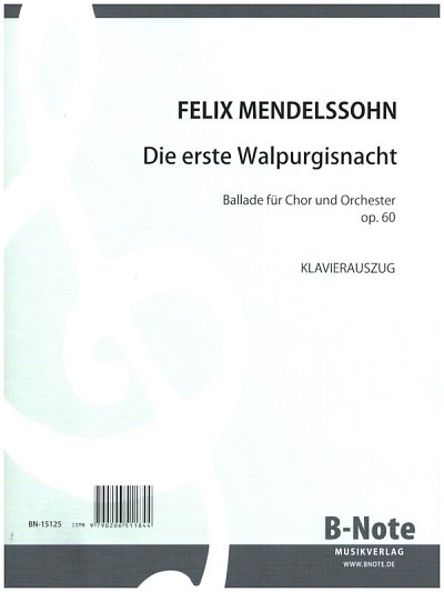 F. Mendelssohn Barth: Die erste Walpurgisnacht , Klav4m (KA)