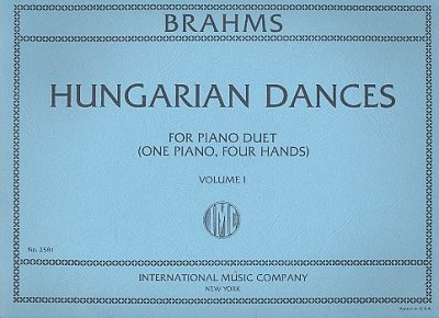 J. Brahms: Danze Ungheresi Vol. 1, Klav4m (Sppa)