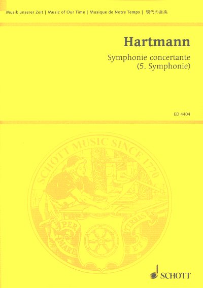 K.A. Hartmann: Symphonie concertante , Orch (Stp)