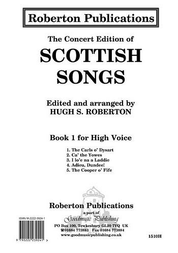 Scottish Songs Book 1, GesH (Chpa)