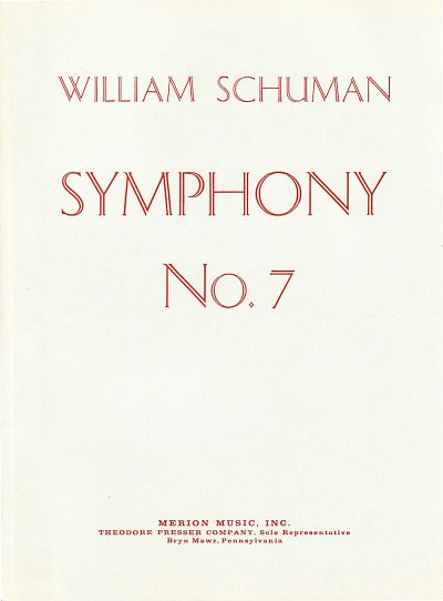 W.H. Schuman: Symphony No. 7, Sinfo (Stp)