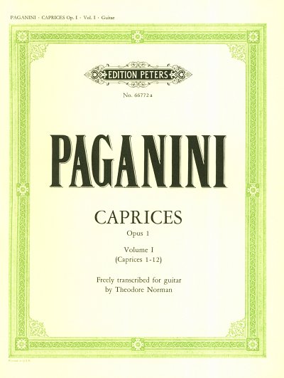 N. Paganini: Caprices 1 Op 1