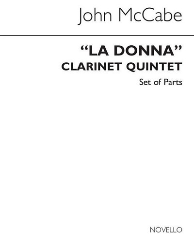 J. McCabe: Clarinet Quintet - 'La Donna' (Parts) (Bu)