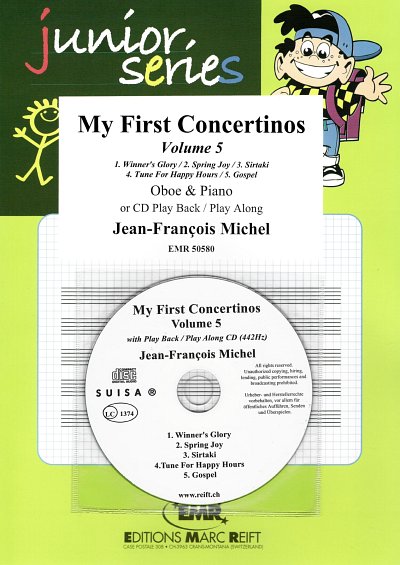 J. Michel: My First Concertinos Volume 5, ObKlav (+CD)