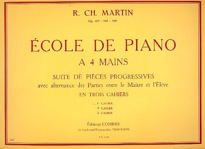 R. Martin: École de piano à  4 mains 1 Op. 127