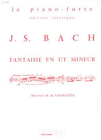 J.S. Bach: Fantaisie en ut min., Klav