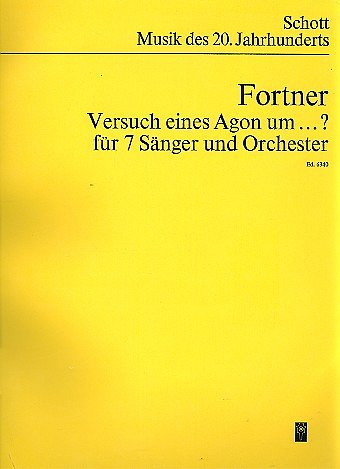 W. Fortner: Versuch eines Agon um...  (Stp)