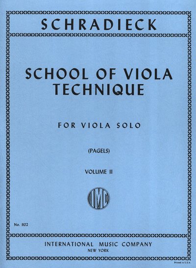 Tecnica Della Viola Vol. 2 (Pagels)