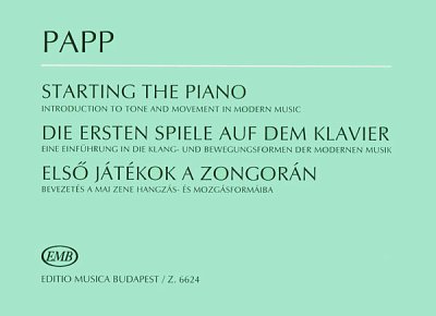 L. Papp: Die ersten Spiele auf dem Klavier, Klav
