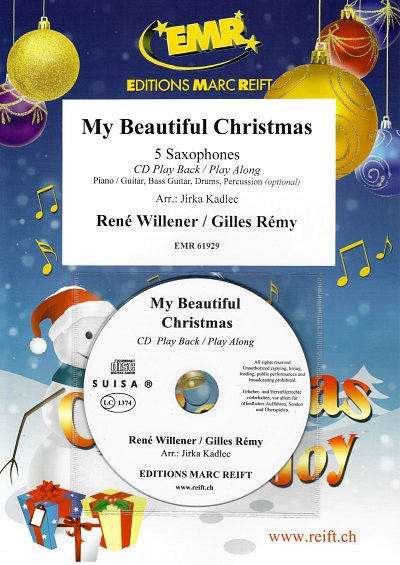 R. Willener: My Beautiful Christmas, 5Sax (+CD)