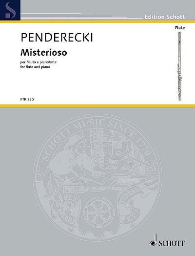 DL: K. Penderecki: Misterioso, FlKlav (Pa+St)