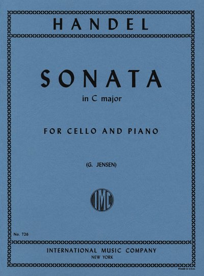 G.F. Händel: Sonata in C Major, VcKlav (KlavpaSt)
