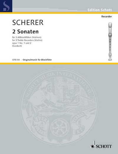 F.J. Scherer, Johann: 2 Sonates