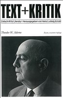Musik-Konzepte Sonderband – Theodor W. Adorno
