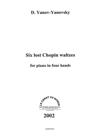 Six Valses Perdues De Chopin, Klav