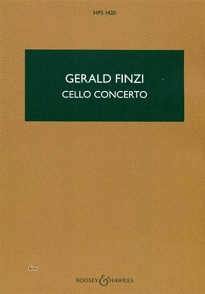 G. Finzi: Cello Concerto Op. 40, VcOrch (Stp)