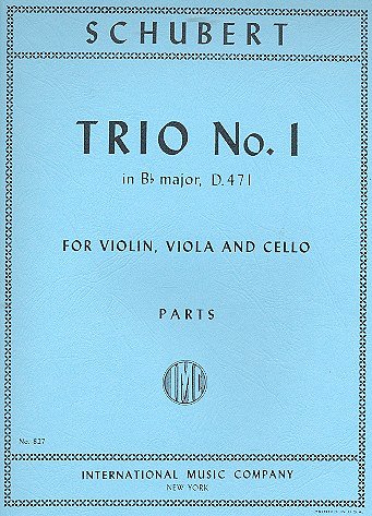 F. Schubert: Trio N. 1 Si B (Bu)