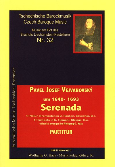 P.J. Vejvanovsky: Serenade, Sinfo (Pa+St)
