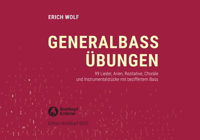 E. Wolf: Generalbassübungen, Klav/Cemb/Or
