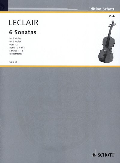 J.-M. Leclair: Sechs Sonaten op. 12 , 2Vla (Sppa)