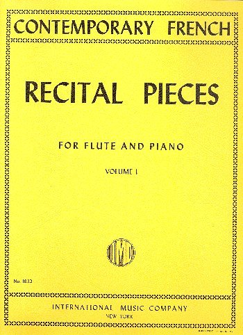 Contemporary French Recital Pieces Vol. 1, Fl
