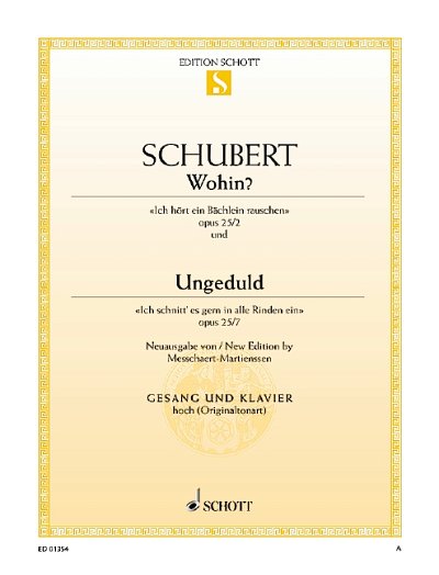 DL: F. Schubert: Wohin? / Ungeduld, GesHKlav