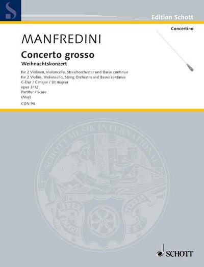DL: F. Manfredini: Concerto grosso C-Dur (Part.)