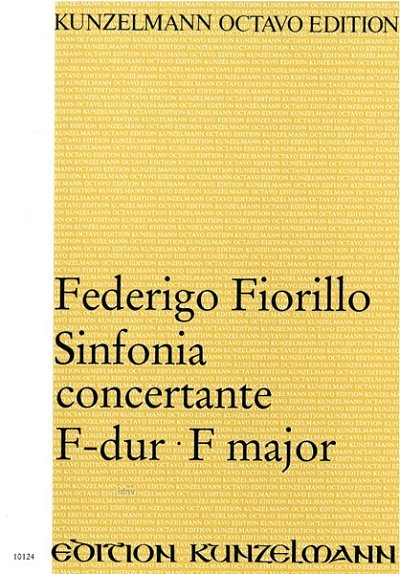 F. Federico: Sinfonia concertante für 2 Oboen F-Dur (Part.)