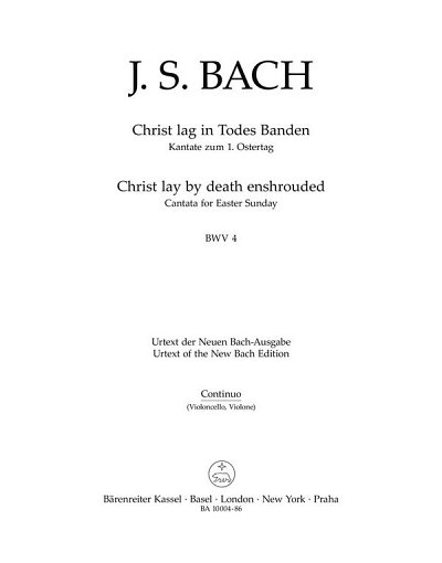 J.S. Bach: Kantate 4 Christ Lag In Todesbanden