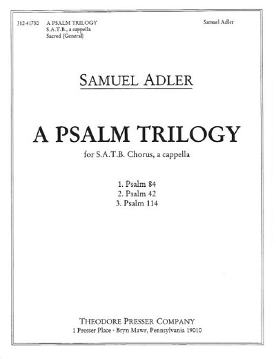 S. Adler: A Psalm Trilogy