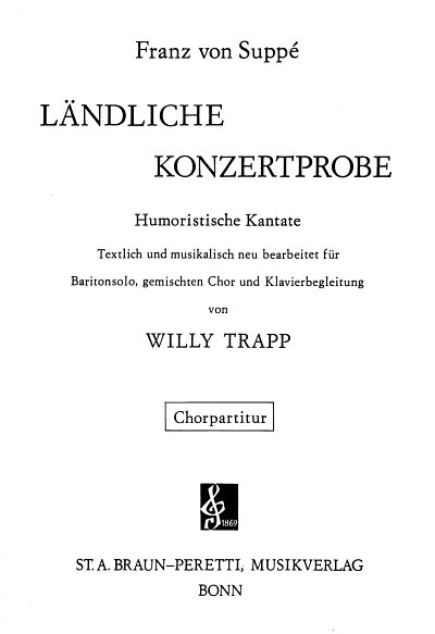 W. Trapp: Ländliche Konzertprobe, GesGchKlav (Chpa)