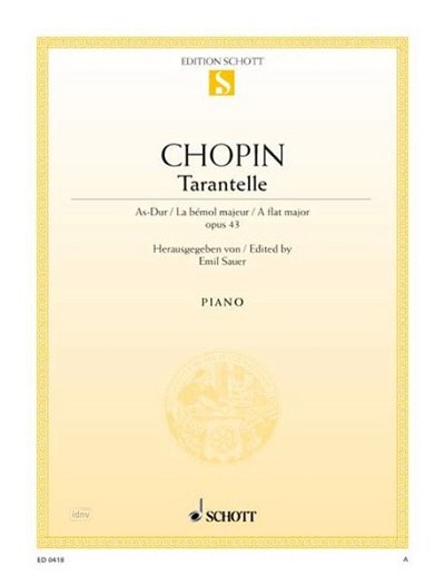 F. Chopin: Tarantelle As-Dur op. 43 , Klav