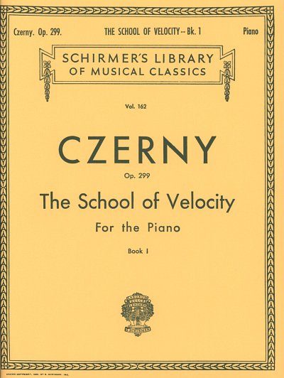 C. Czerny: School of Velocity, Op. 299 - Book 1, Klav