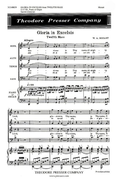 M.W. Amadeus: Gloria In Excelsis (Chpa)