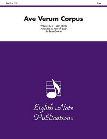 W. Byrd: Ave Verum Corpus, 2TrpHrnPosTb (Pa+St)
