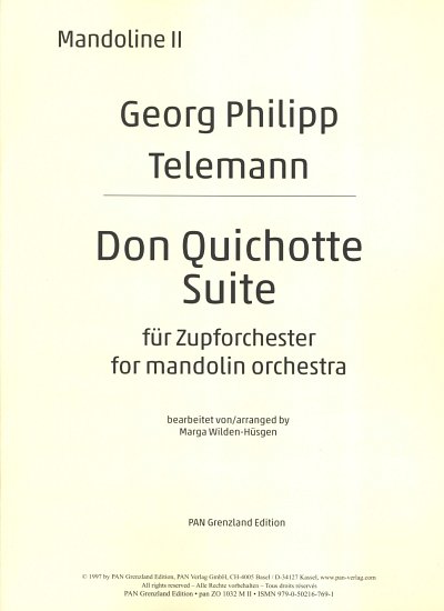 Telemann; Don Quichotte Suite,Zupforch (Mand2)
