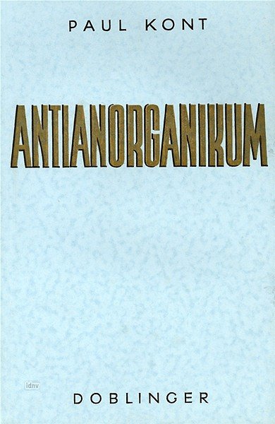 P. Kont: Antianorganikum (Bu)