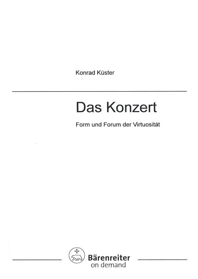 K. Küster: Das Konzert (Bu)