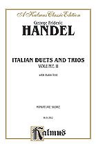 DL: Handel: Italian Duets and Trios, Volume II (Italian)