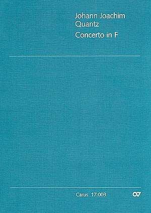 J.J. Quantz: Concerto per Flauto in F QV 5:162 / Partitur
