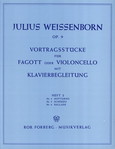 J. Weissenborn: Vortragsstücke op. 9/4-6, FagKlav (KlavpaSt)