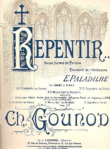C. Gounod: Repentir No. 1 (Bu)