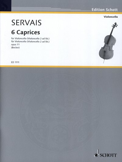 F. Servais: 6 Caprices op. 11 