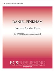D. Pinkham: Prepare for the Feast, Gch;Klav (Chpa)