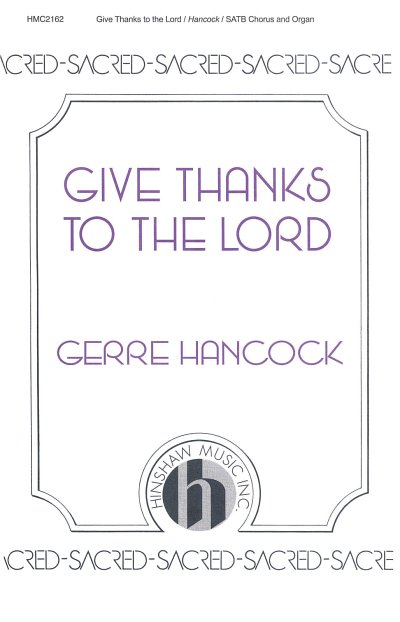 G. Hancock: Give Thanks To The Lord