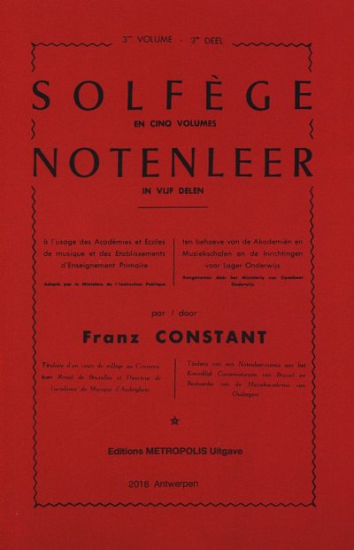 F. Constant: Notenleer 3, Ges