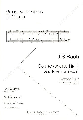 J.S. Bach: Contrapunctus 1 (Kunst Der Fuge Bwv 1080)